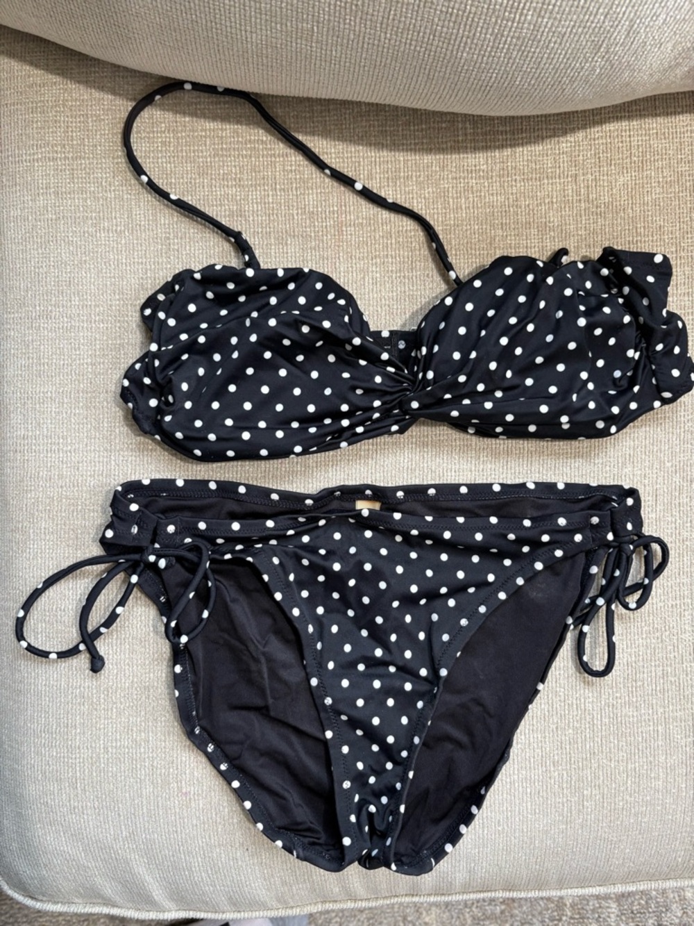 Victoria’s Secret Polka Dot Bikini Size Large